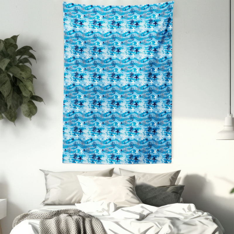 Starfish and Scallop Tapestry