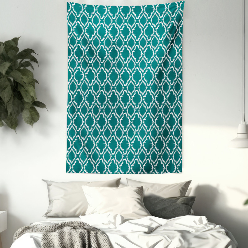 Traditional Ikat Pattern Tapestry