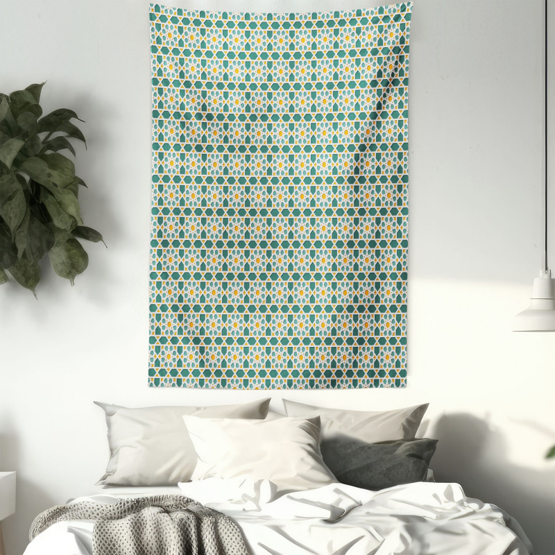 Moroccan Star Ornament Tapestry