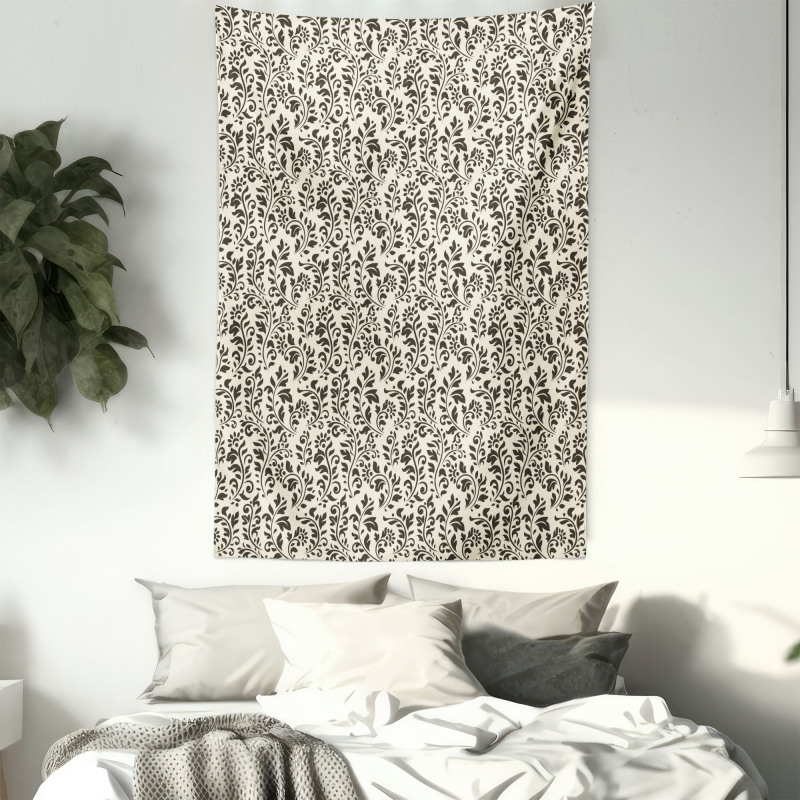 Abstract Nature Swirls Tapestry