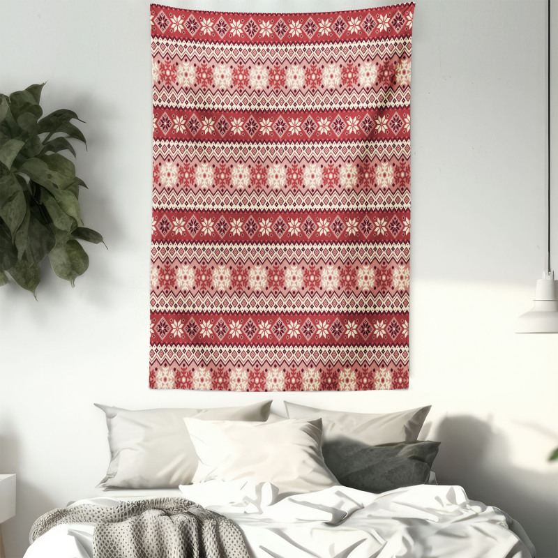 Scandinavian Xmas Snow Tapestry
