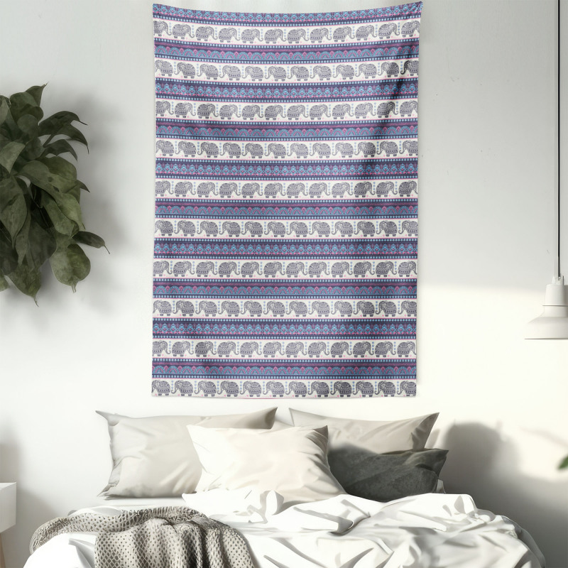 Folk Vintage Ornaments Tapestry