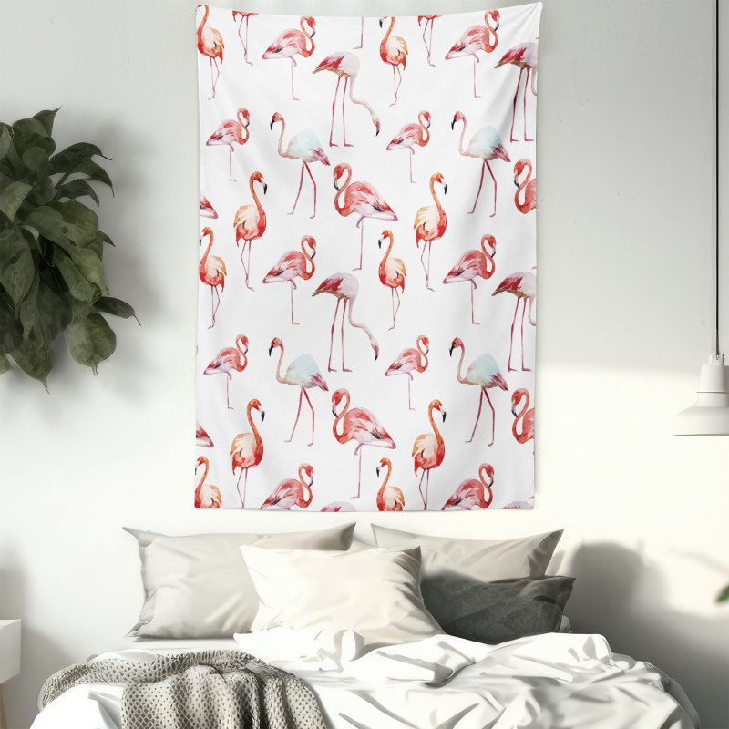 Exotic Birds Pattern Tapestry