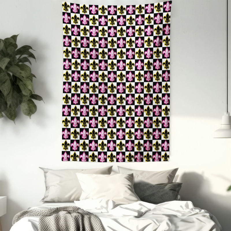 Checkered Pop Art Tapestry