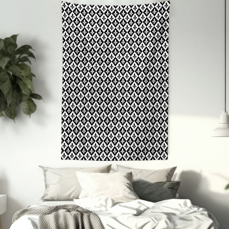 Checkerboard Logo Tapestry