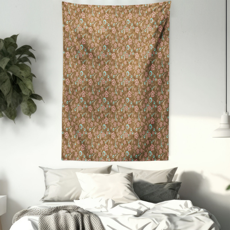 Swirls Circles Tapestry