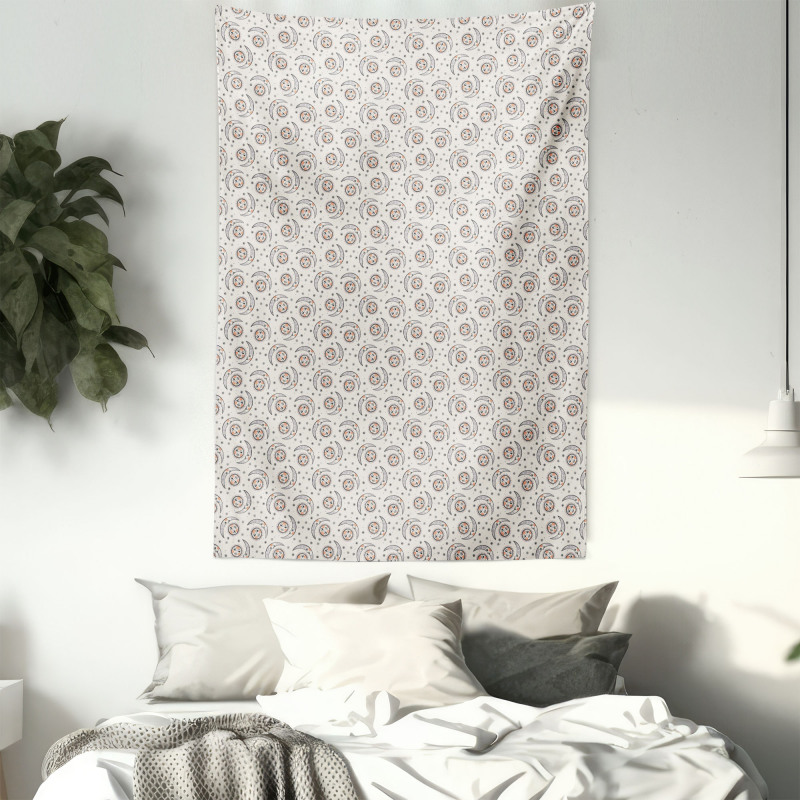 Celestial Boho Plant Tapestry