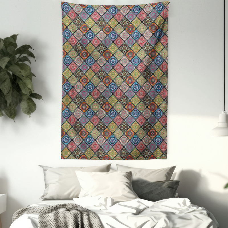 Circles in Rectangles Tapestry