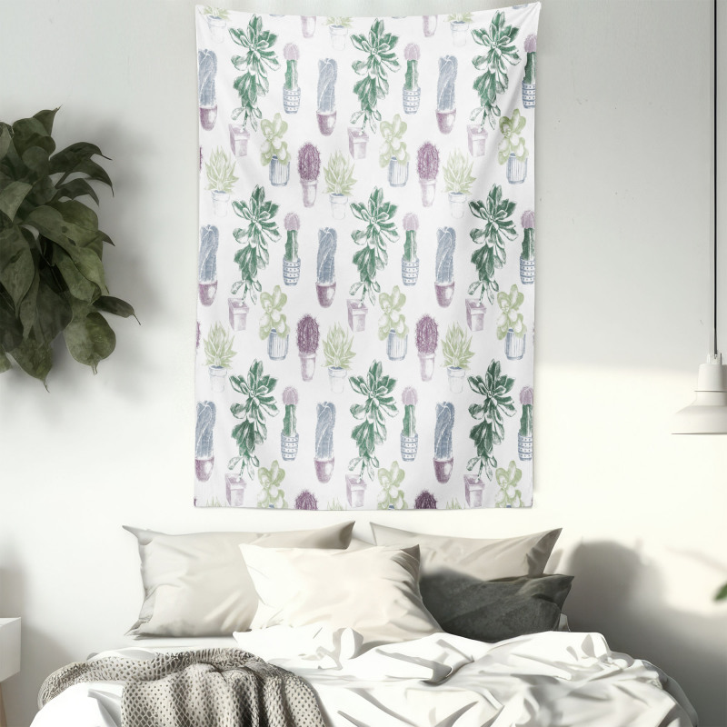 Native Mexican Plants Tapestry