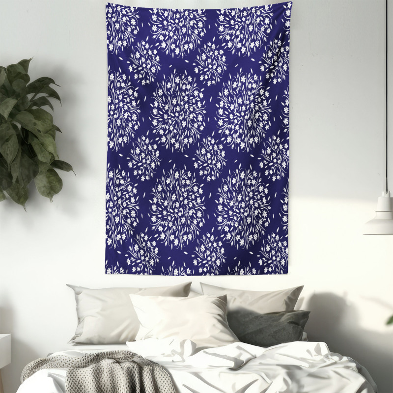 Floral Scroll Tapestry
