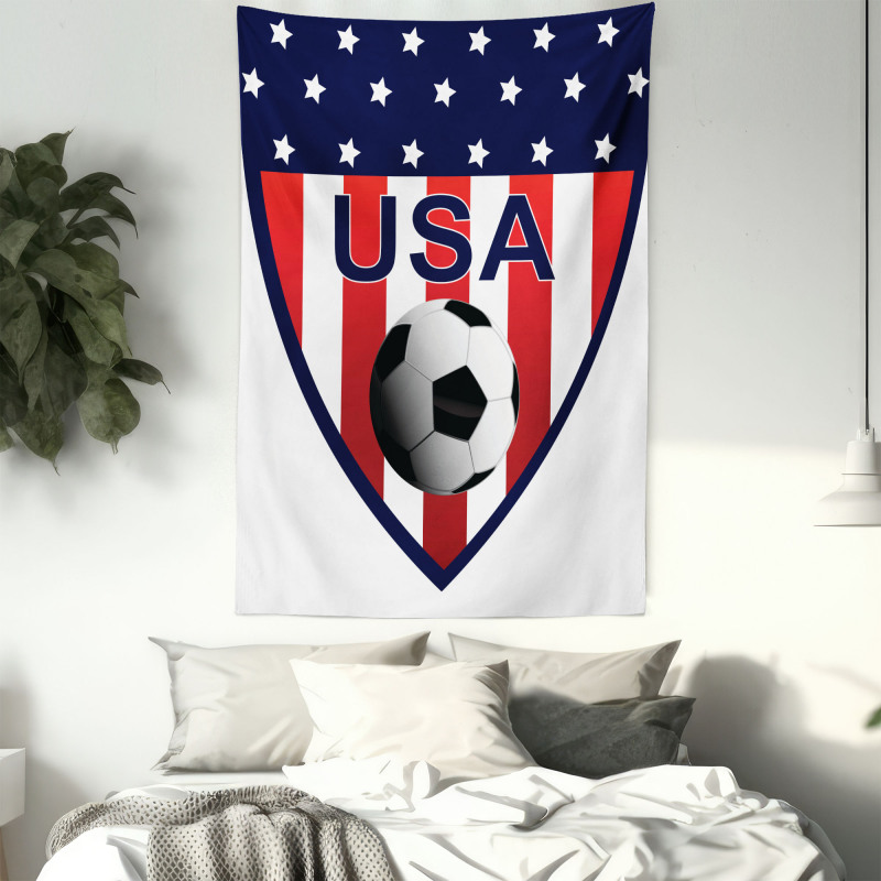 Stars and Vertical Stripes Tapestry