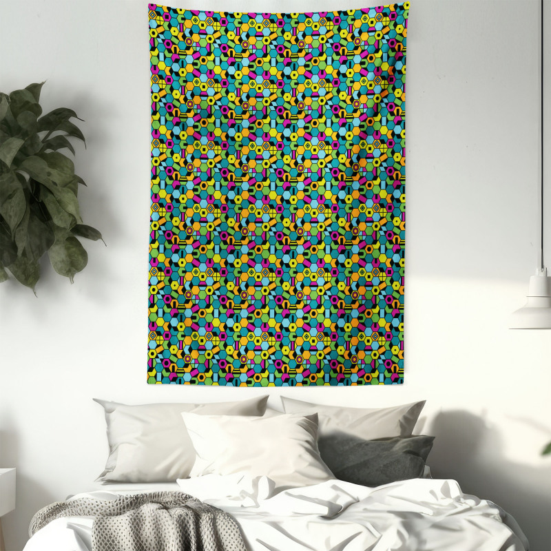 Hexagonal Geometric Tapestry