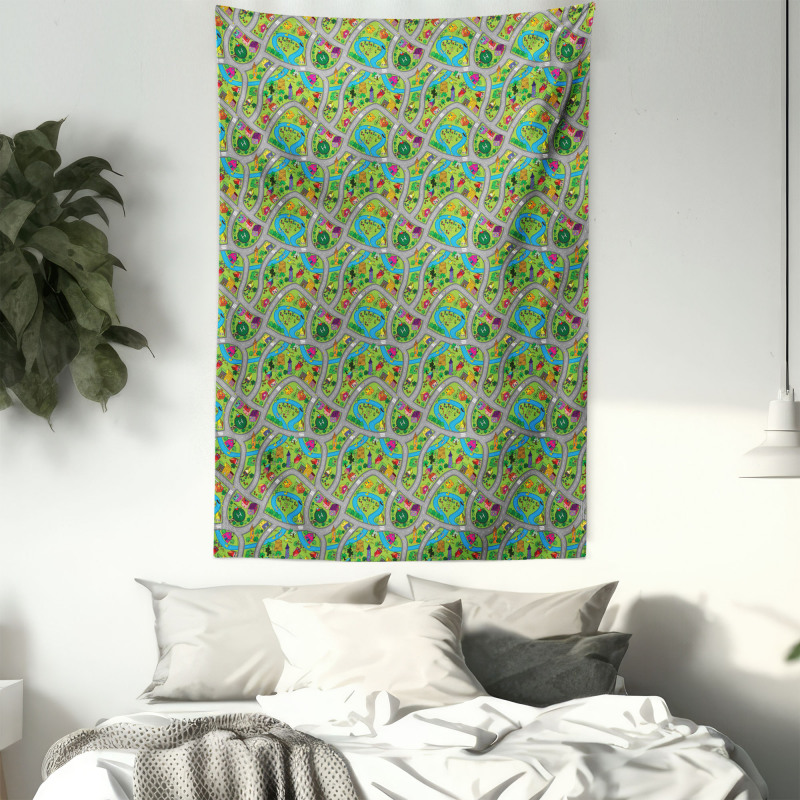 Suburb Area Tapestry