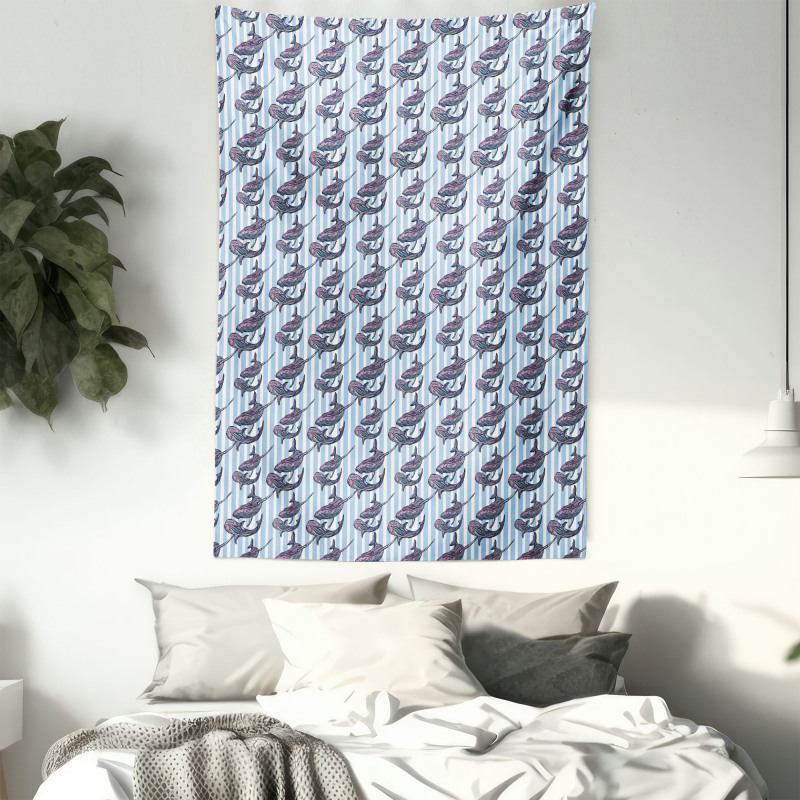 Giant Marine Mammals Tapestry