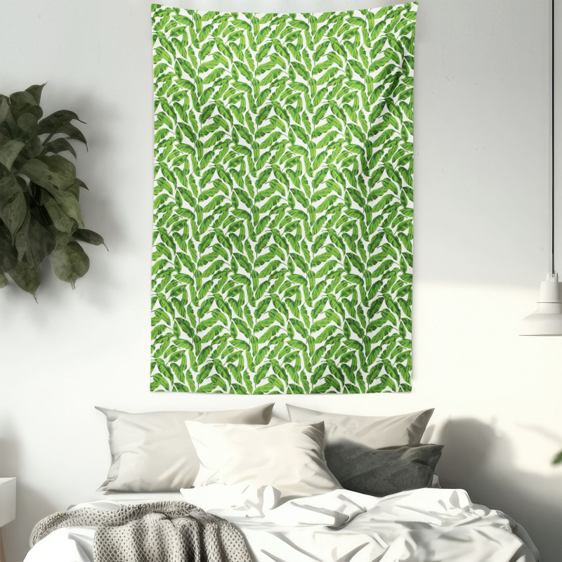 Lively Green Nature Tapestry