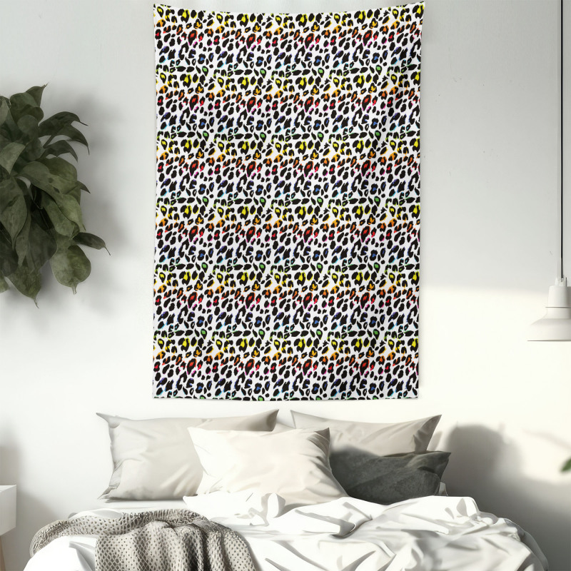 Colorful Mammal Tapestry