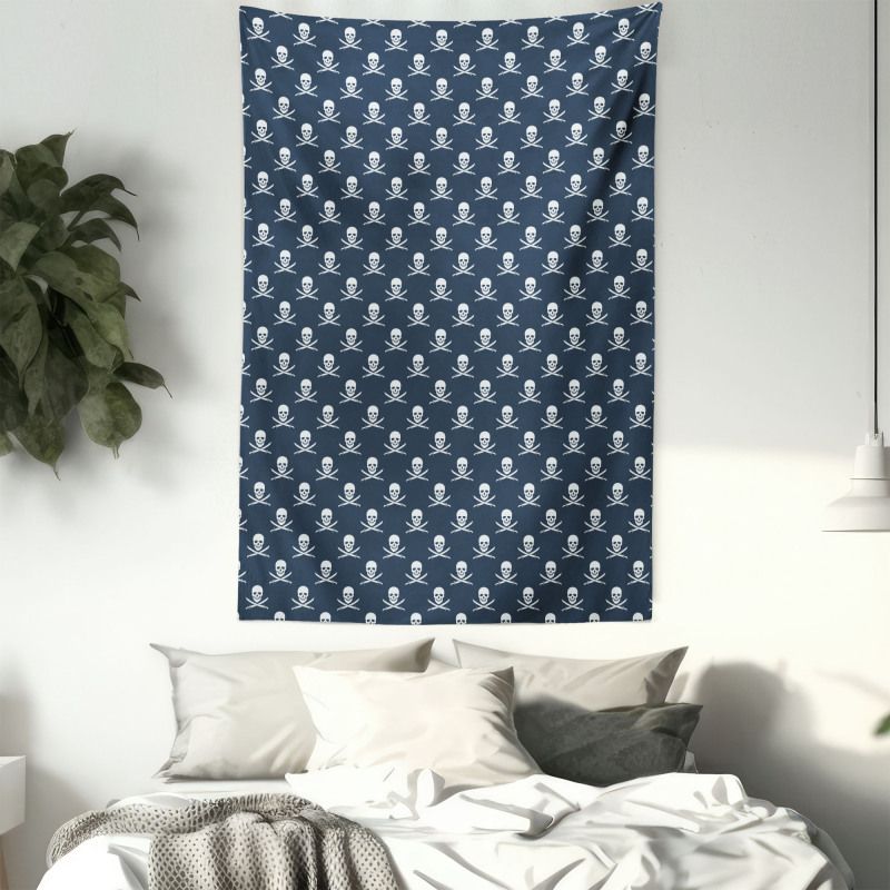 Jolly Roger Pattern Tapestry