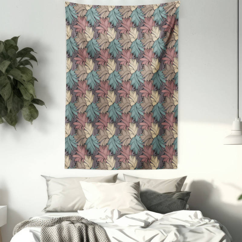 Colorful Foliage Leaves Tapestry