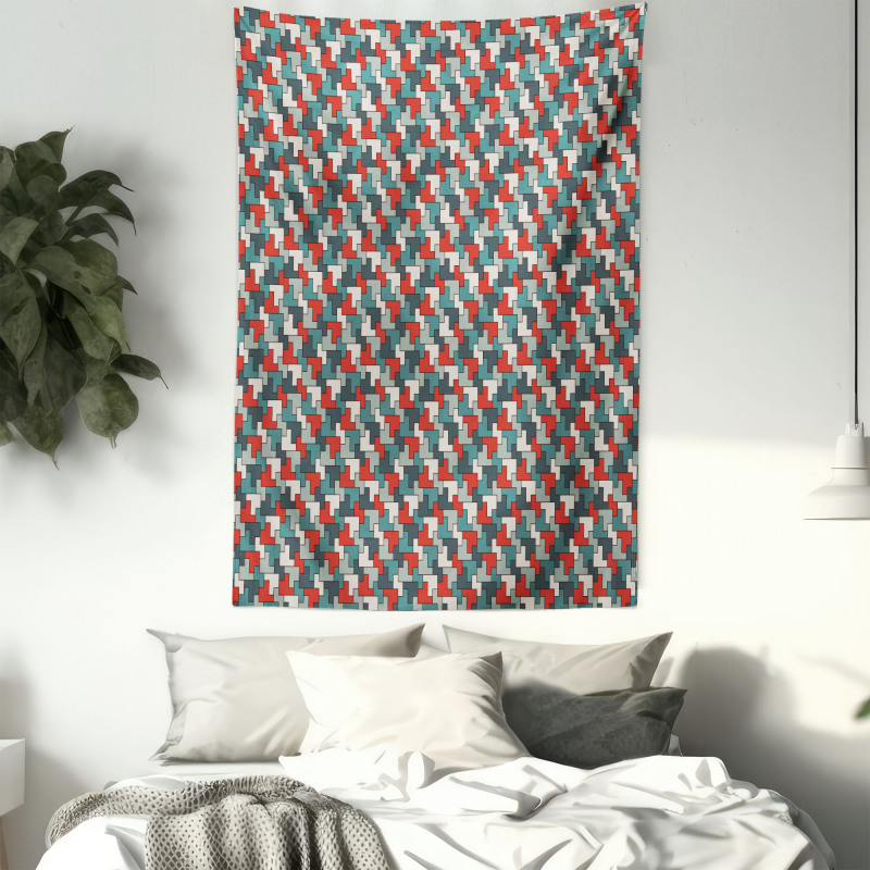 Simple Puzzle Mosaic Tapestry