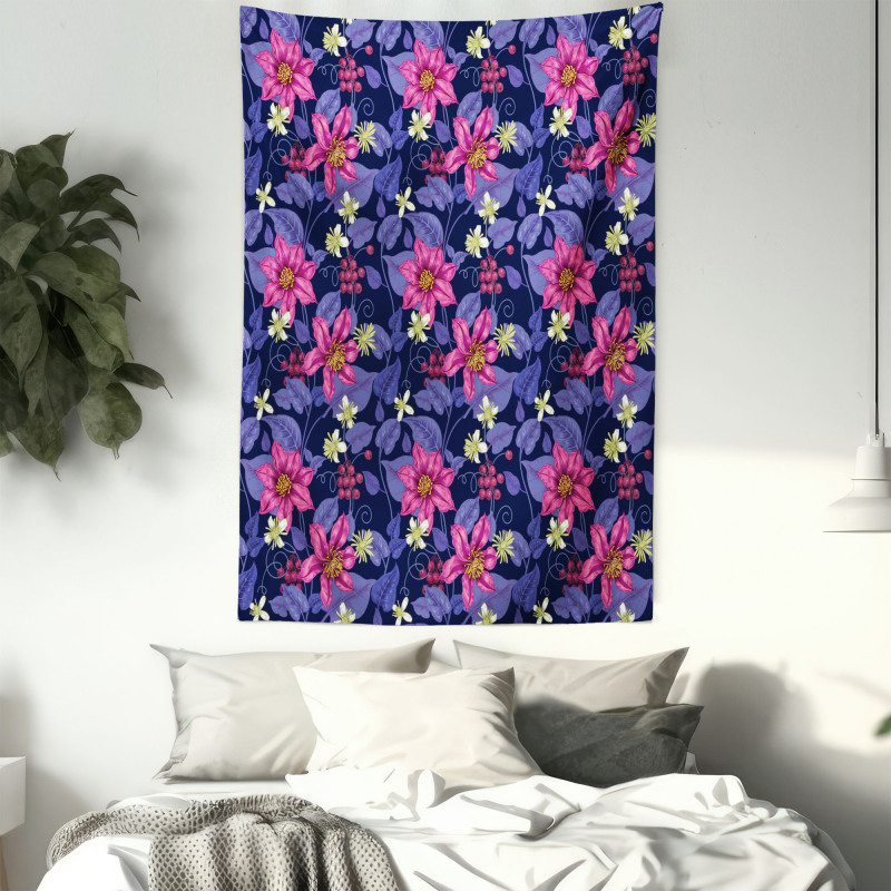 Tropicana Orchids Hawaii Tapestry