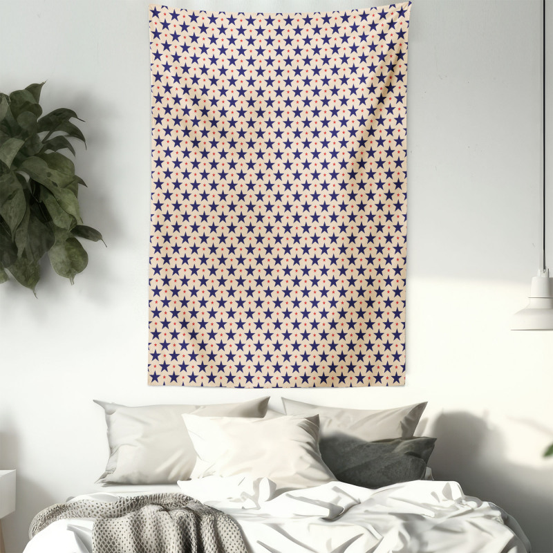 Grunge Themed Pattern Tapestry