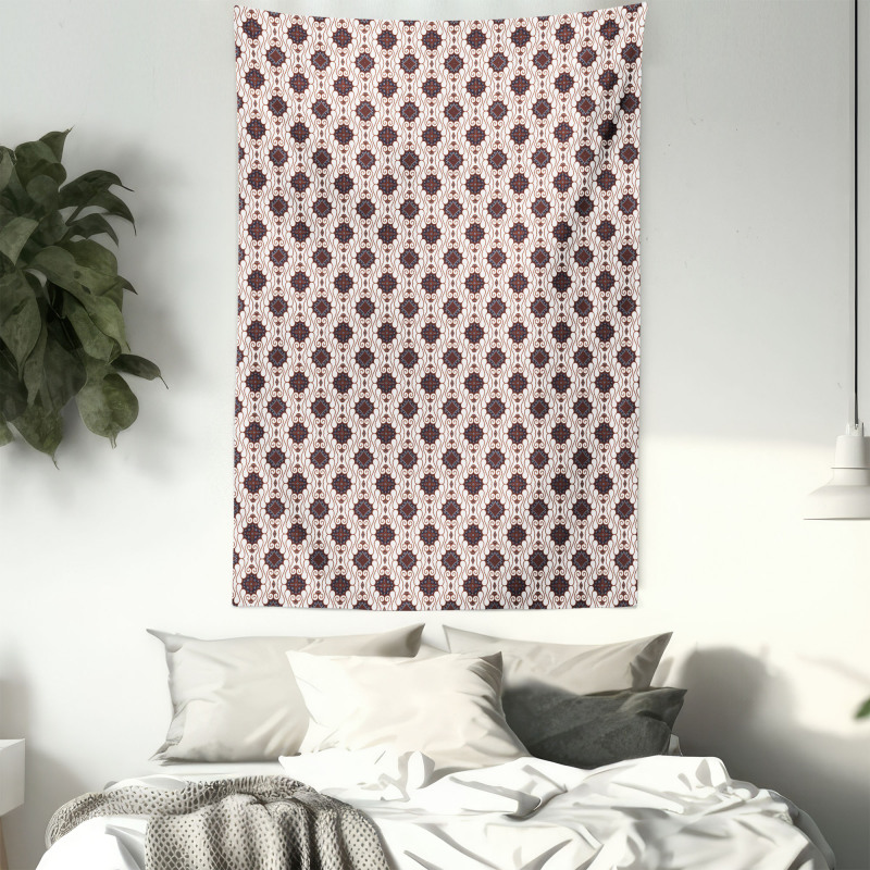 Japanese Style Motifs Pattern Tapestry