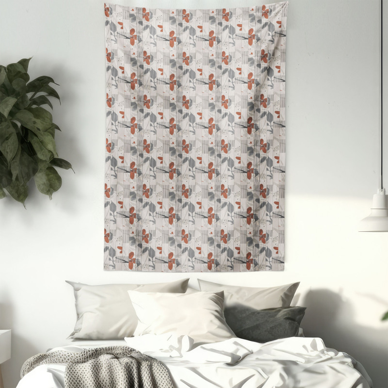 Blooming Spring Plants Tapestry