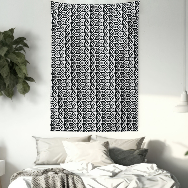 Abstract Chevron Zigzag Tapestry