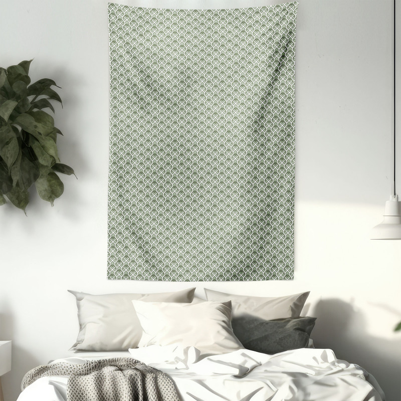 Vintage Rhombus Stripes Tapestry