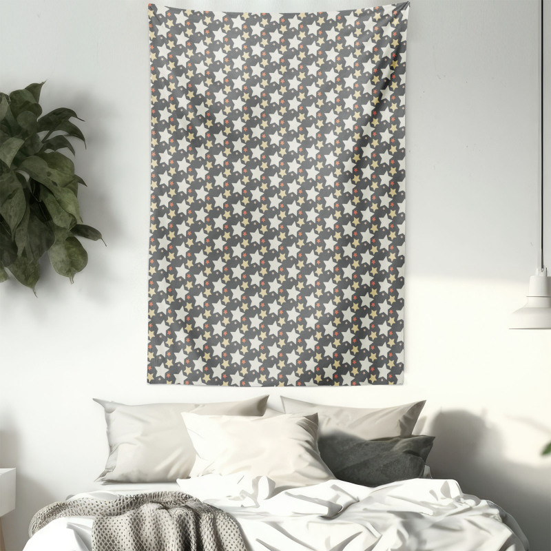 Big Little Abstract Stars Tapestry