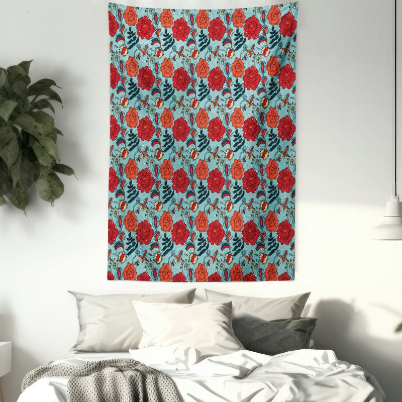 Venus Flytrap Flowers Tapestry