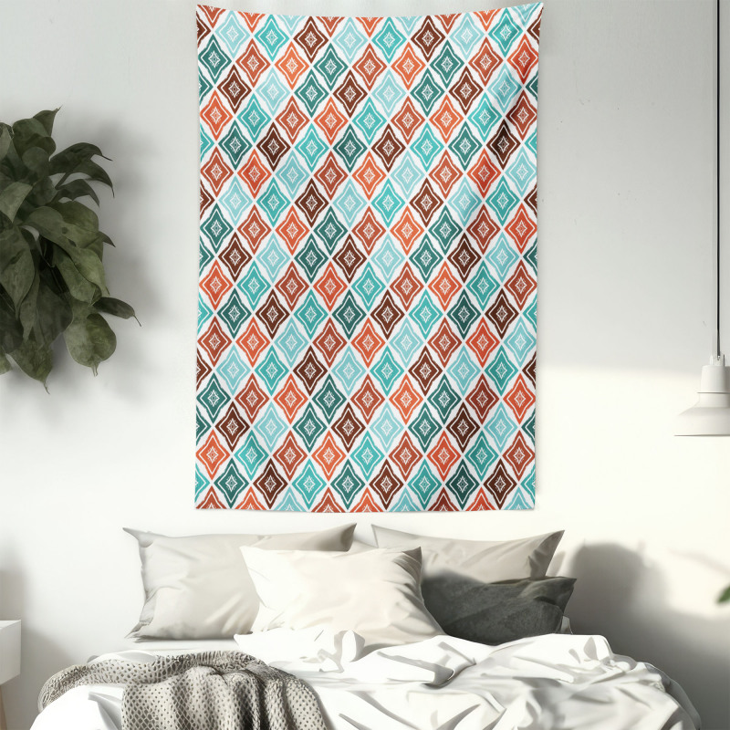 Bohemian Pastel Retro Tapestry