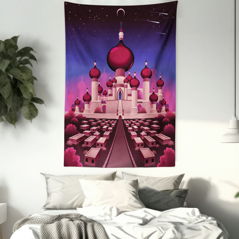 Castle at Night Tapestry