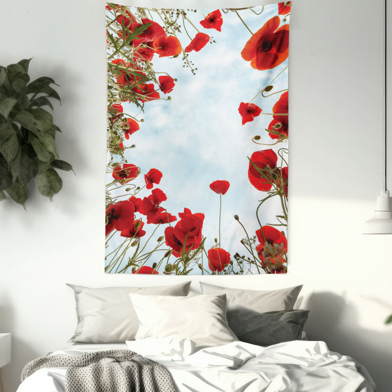 Meadow Flowers Cottage Tapestry
