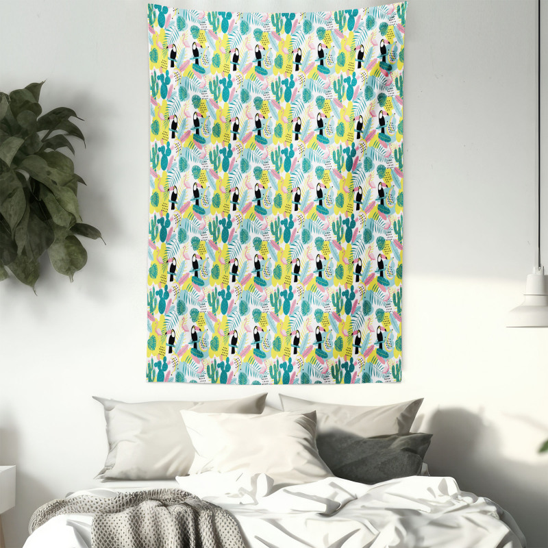 Aloha Nature Birds Art Tapestry