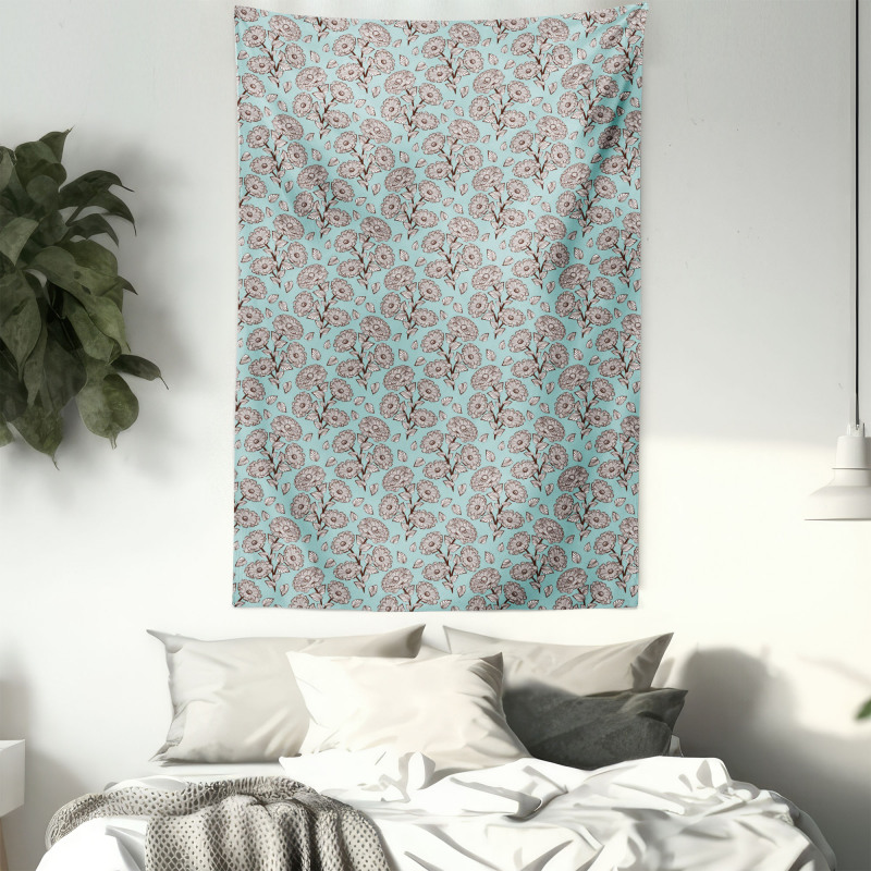 Romantic Garden Art Tapestry