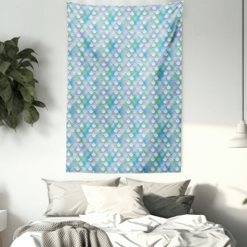 Squama Dreamy Colors Tapestry