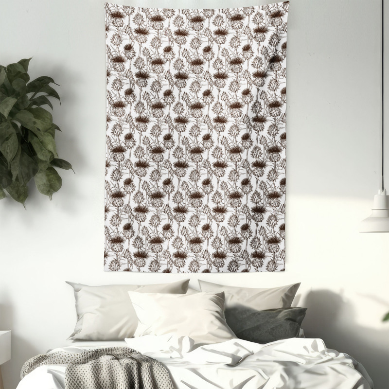 Silhouette Pattern Tapestry