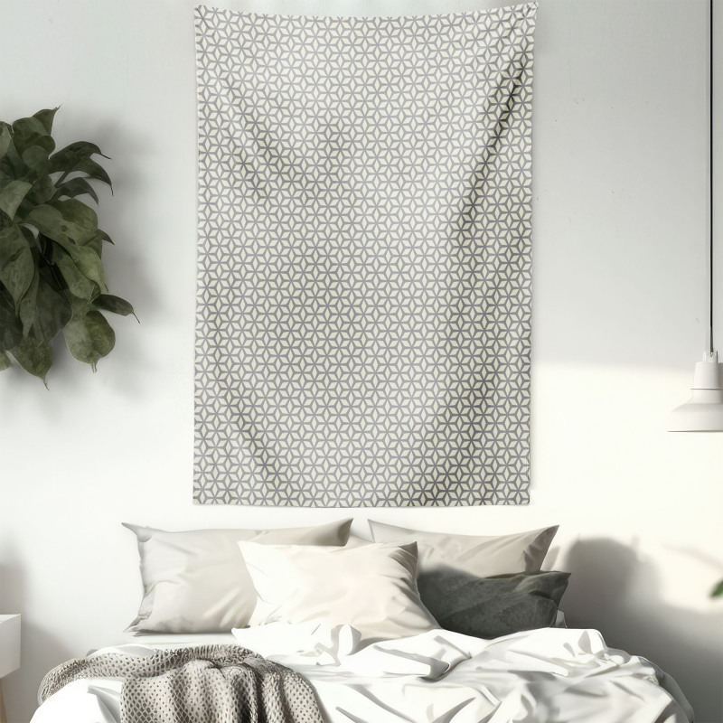 Rhombus Star Pattern Tapestry