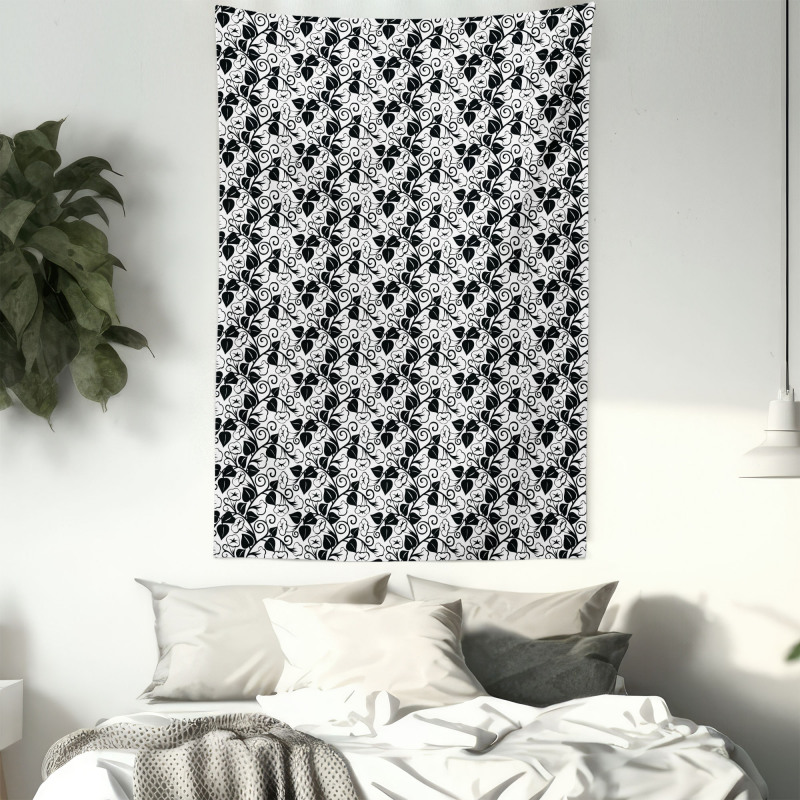 Vine Flowers Tapestry