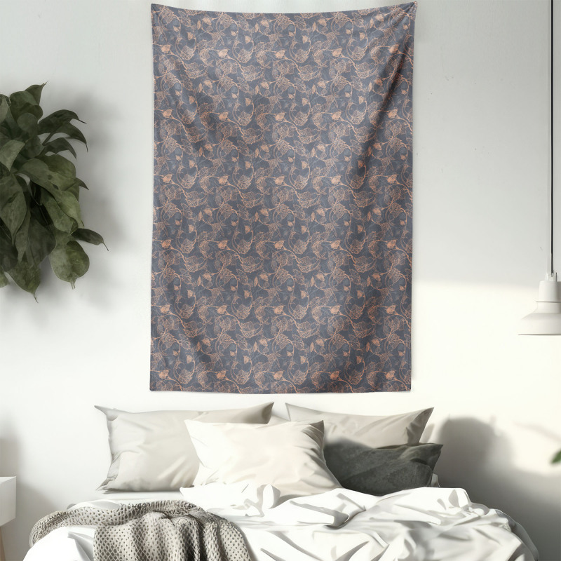 Abstract Grapevine Leaves Tapestry