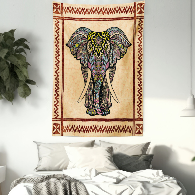 Colorful Animal Design Tapestry