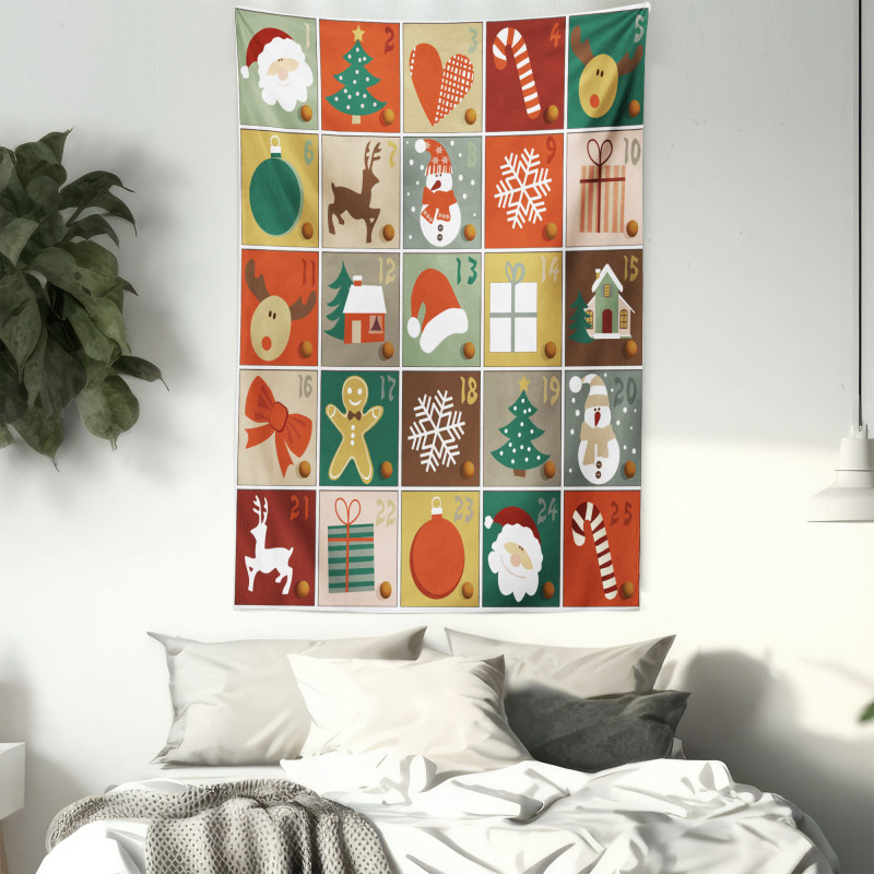 Gingerbread Man Reindeer Tapestry