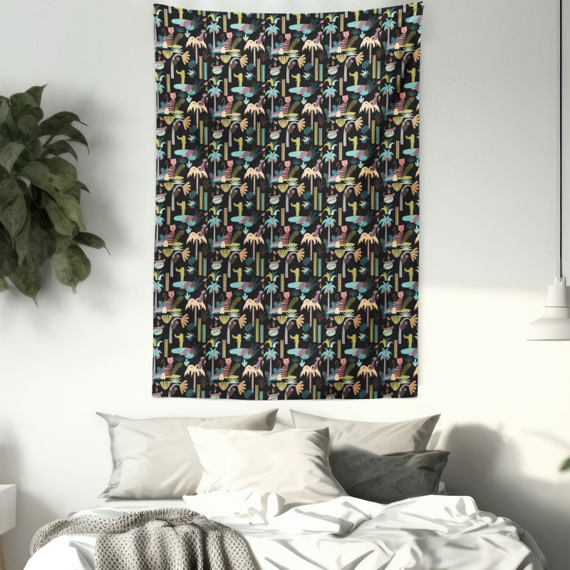 Tropical Island Nature Tapestry