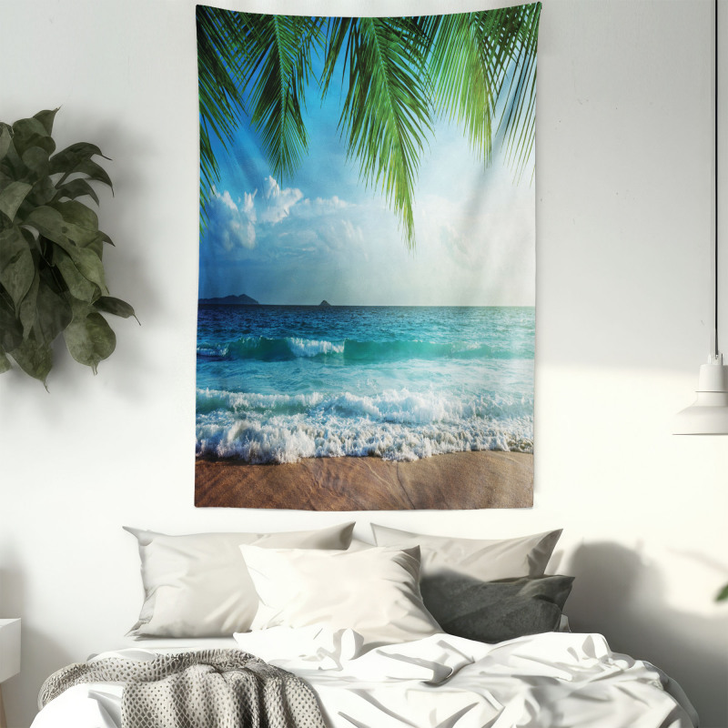 Palms Tropical Island Tapestry