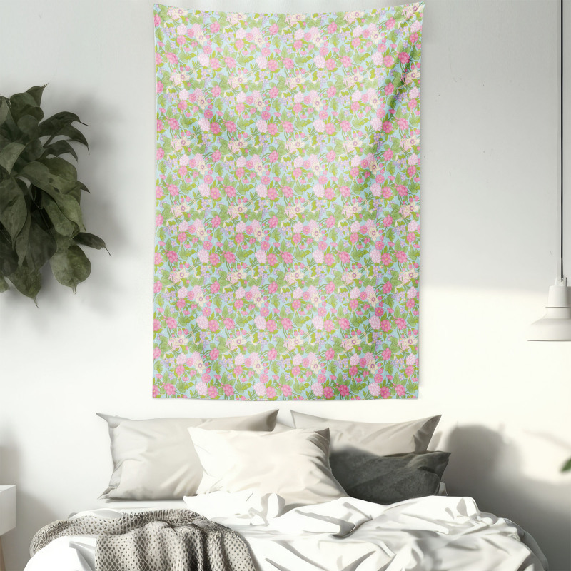 Flourishing Spring Blooms Tapestry