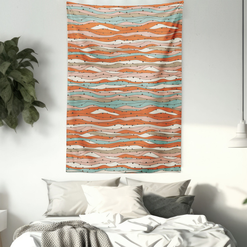 Contemporary Pastel Tone Tapestry