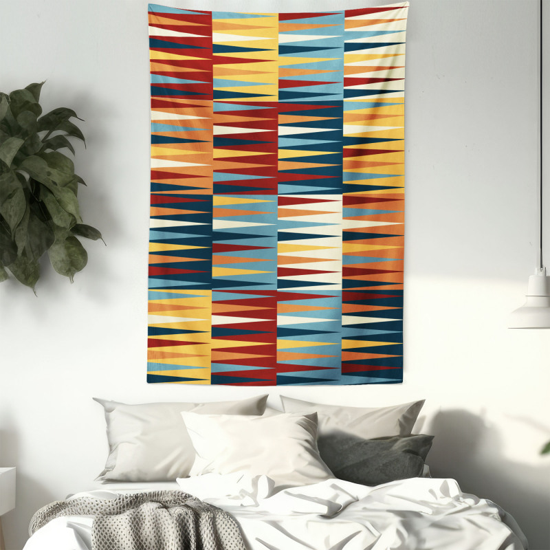 Long Colored Triangles Tapestry