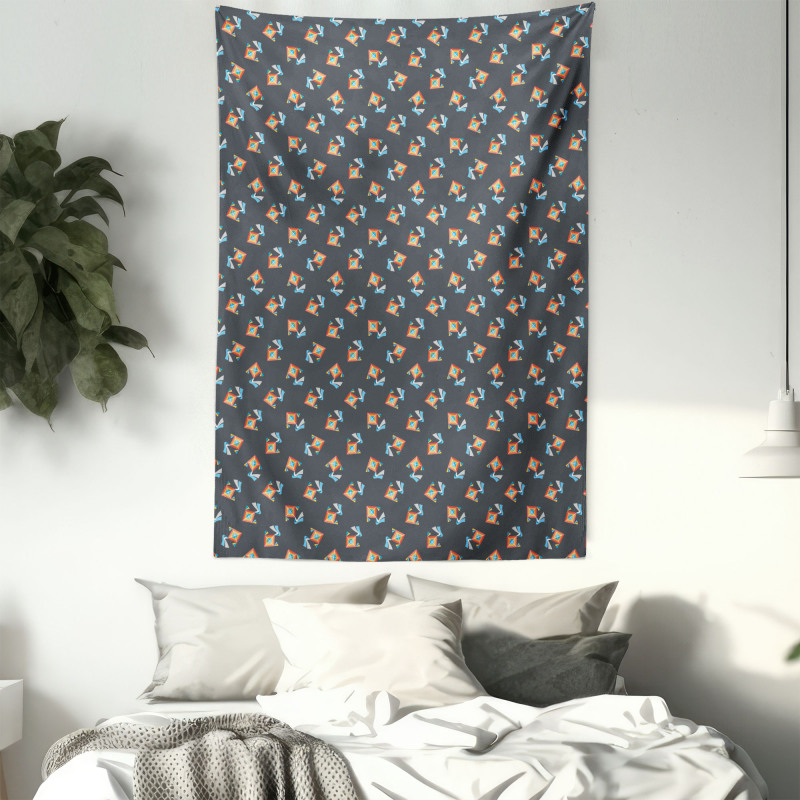 Bullseye Rhombuses Nursery Tapestry