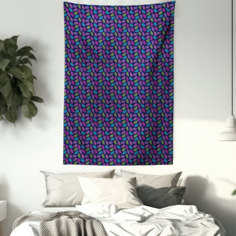 Tropical Rainforest Foliage Tapestry